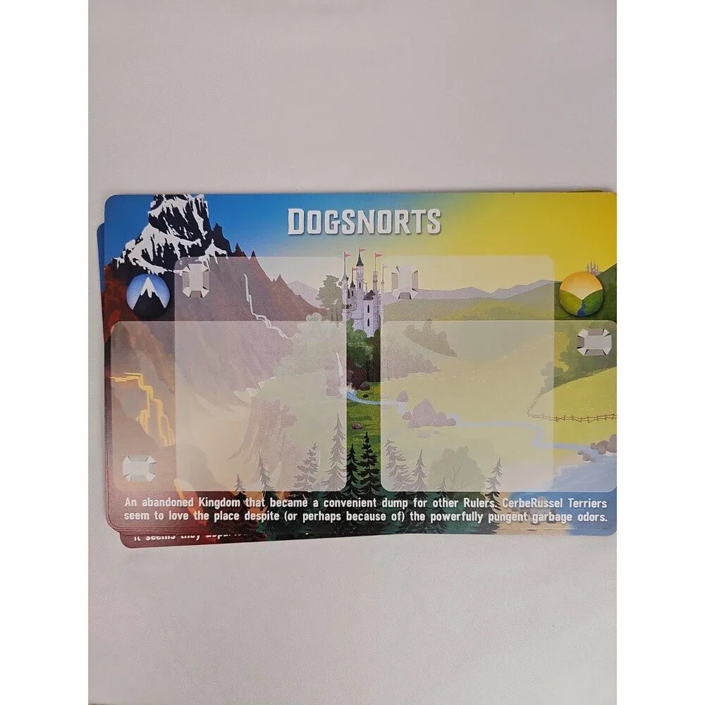Cover Your Kingdom Board Game Cover Your A$$ets Spin-Off 2-8 Players Ages 9+